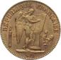 Preview: Frankreich 20 Francs 1895 A - Genius & kleiner Hahn